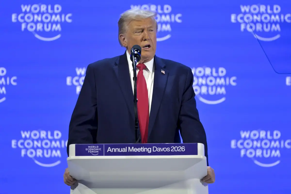 Donald Trump en el Foro Económico de Davos, EFE