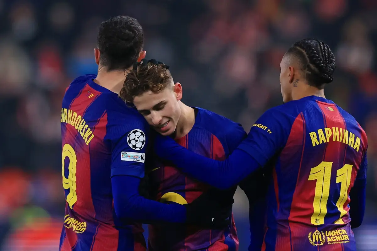 Fermín López marcó un doblete ante Slavia Praga