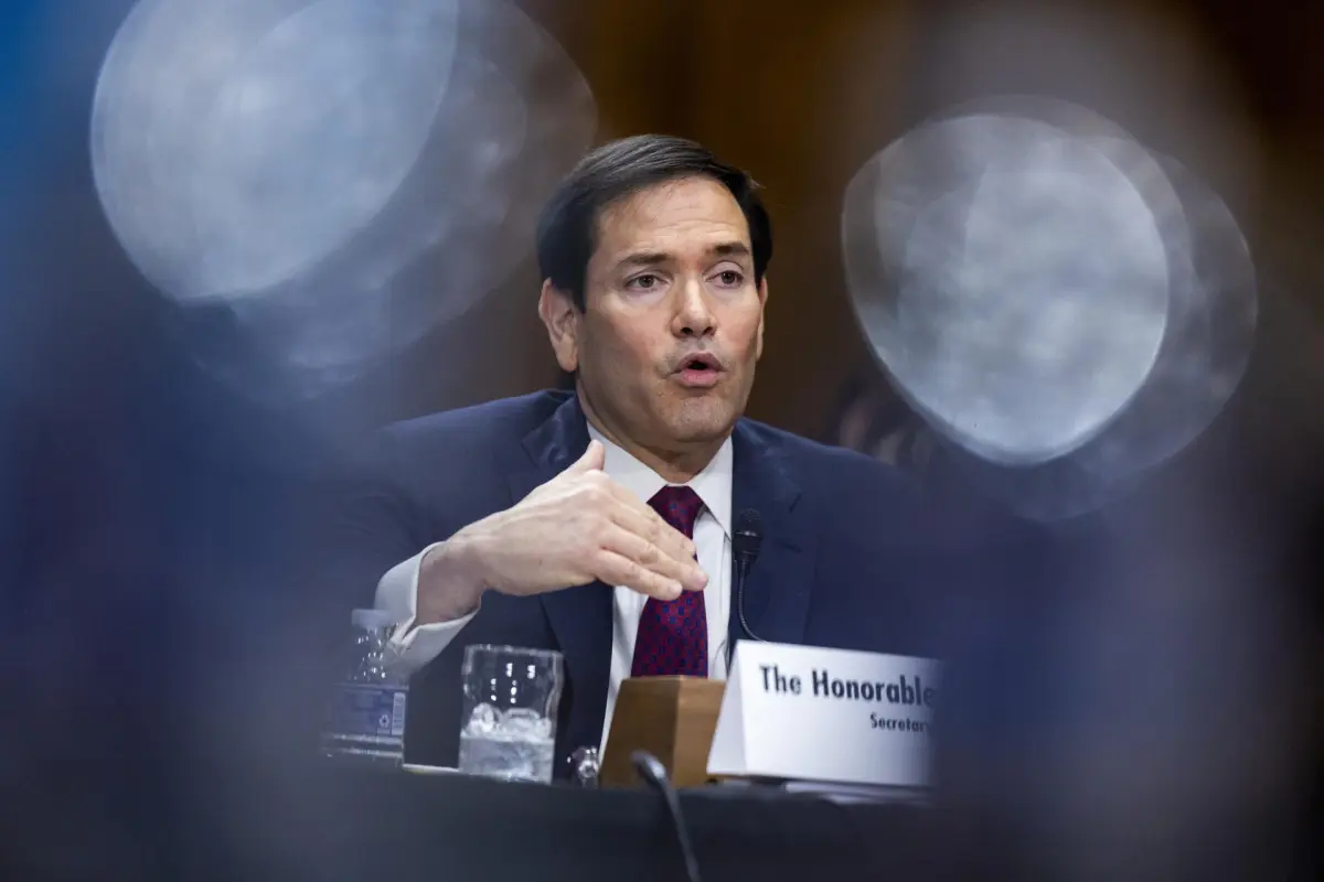 Marco Rubio en audiencia ante el Senado, EFE