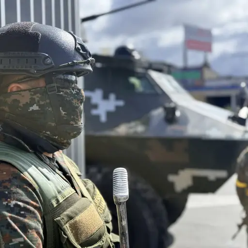 Elementos del Ejército participan en patrullajes en el marco del estado de Sitio declarado en Guatemala en enero de 2026. ,Ministerio de la Defensa