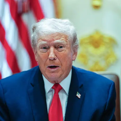 Donald Trump, presidente estadounidense, en reunión con su gabinete ,EFE