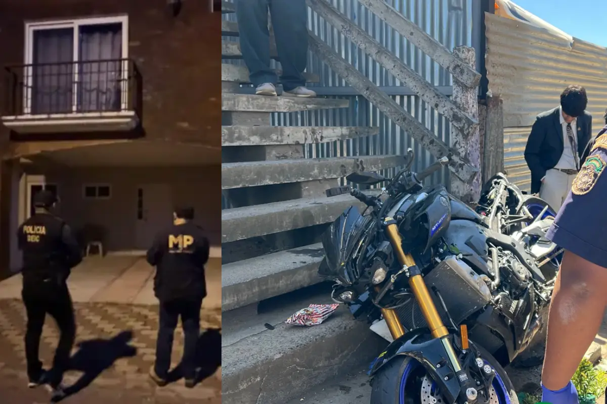 Está en desarrollo un allanamiento en seguimiento del caso donde murió un niño tras un accidente protagonizado por un motorista en Sumpango, Sacatepéquez., Ministerio Público/Bomberos Municipales Departamentales