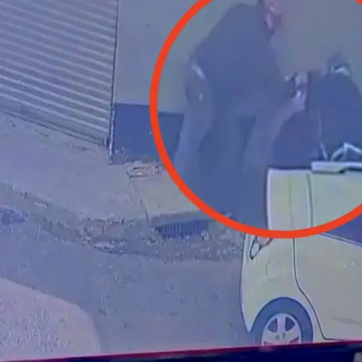 Circulan imágenes de asalto en zona 3. ,Captura de pantalla video de X.