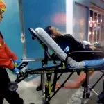 El guardia afectado fue ingresado al IGSS para ser atendido. ,Bomberos Municipales