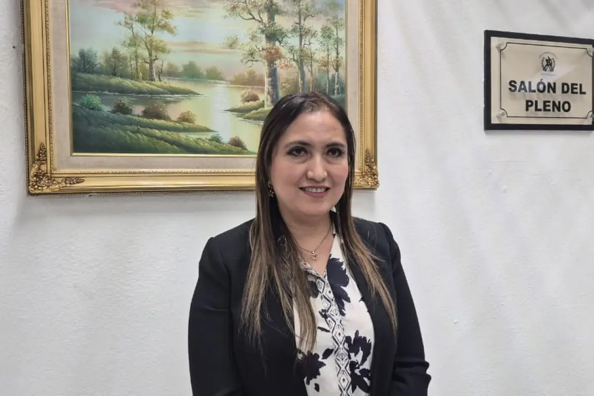 Claudia Paredes, presidenta electa del Organismo Judicial y CSJ., Ángel Oliva/EU