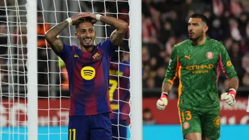 El Barcelona cae ante el Girona y pierde el liderato de LaLiga