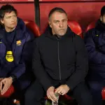 Flick, inconforme con el arbitraje, pero crítico con su propio equipot