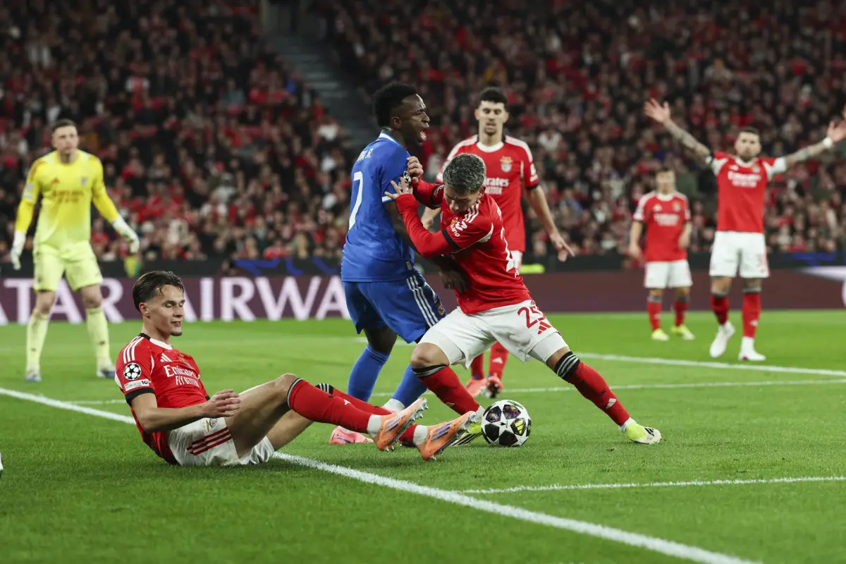 Vinícius denuncia insulto racista en el Benfica-Real Madrid - EFE