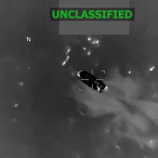 Captura de un video difundido en la cuenta en X @Southcom del Comando Sur de las fuerzas armadas de EE ,UU