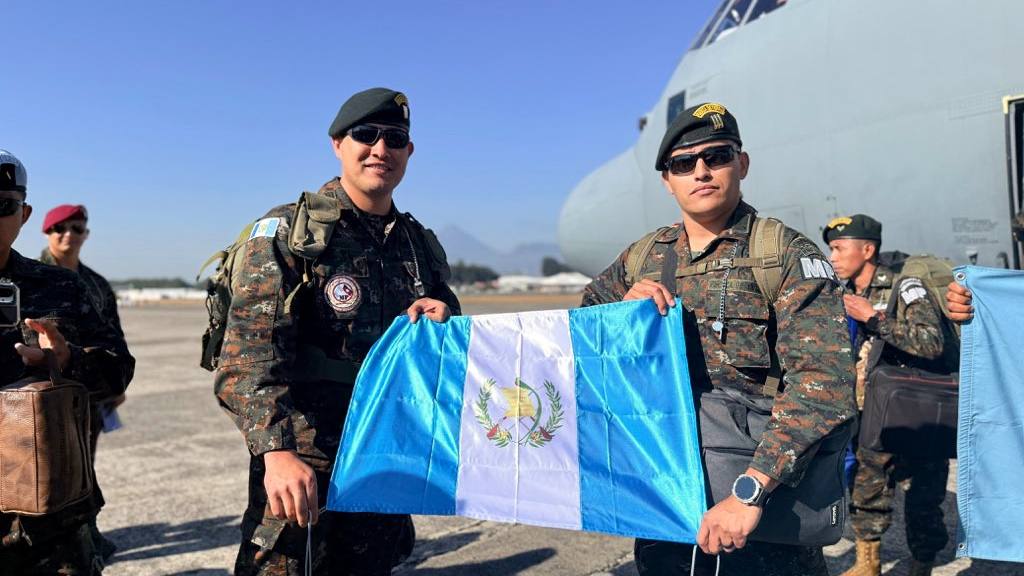 EE. UU. agradece apoyo de Guatemala por misiones en Haití | Ejército de Guatemala