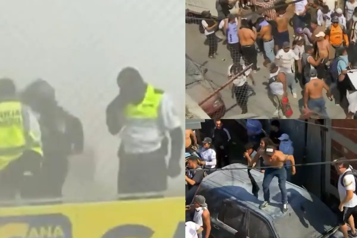 Afición de Comunicaciones causa destrozos en Mixco