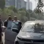 Pareja fallecida en vehículo.  ,Redes sociales.