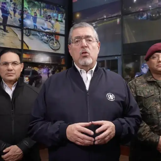 El presidente, Bernardo Arévalo, habló de temas coyunturales durante una Cadena Nacional. ,Captura de pantalla. 