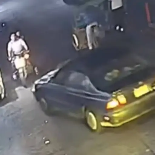 Video muestra atropello brutal en Retalhuleu. ,Captura de pantalla video de X.