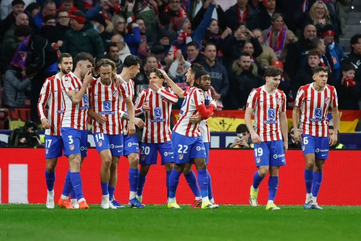Atlético Madrid toma ventaja en semifinal de Copa del Rey 
