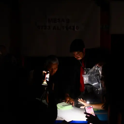 Conteo de votos en el CANG ,Foto Omar Solís