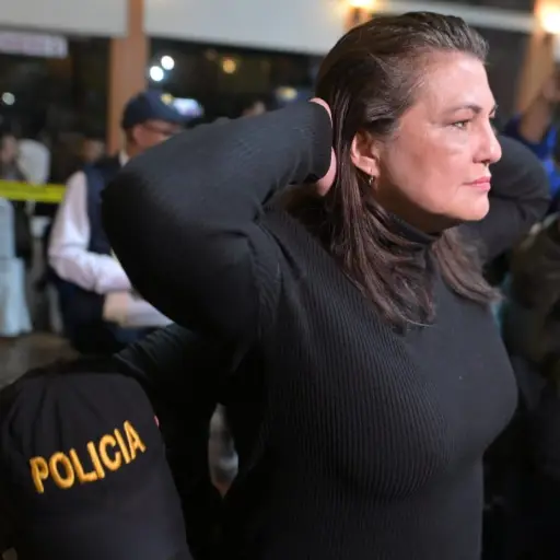 La presidenta del CANG fue sometida a una requisa por orden del MP ,Foto Omar Solís