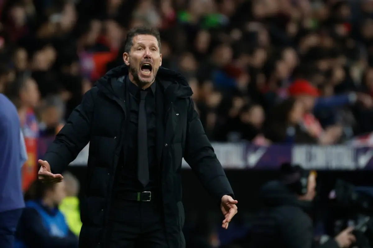 Diego Simeone, técnico del Atlético Madrid 