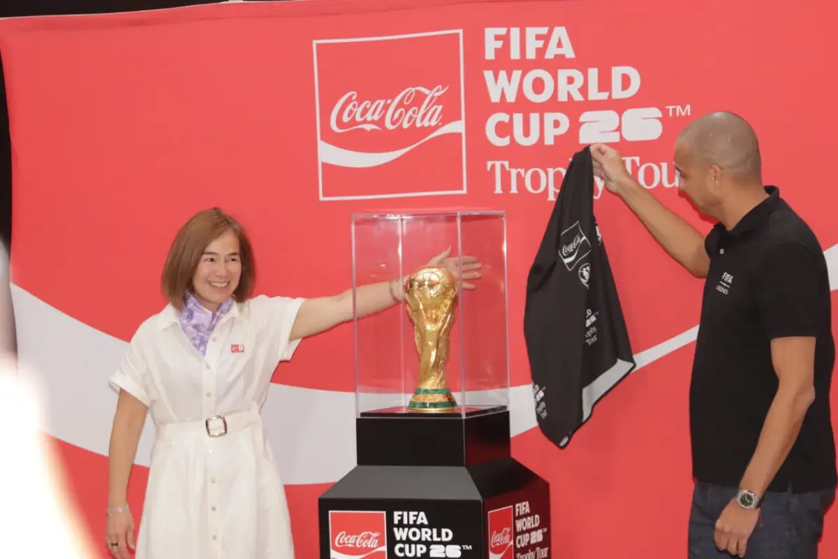 El Trofeo Original de la Copa Mundial de la FIFA™ ha regresado a Guatemala, gracias a Coca Cola, Alejandro Meoño