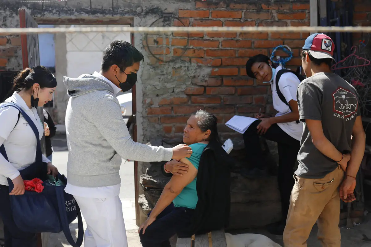 Brote de sarampión en México, EFE