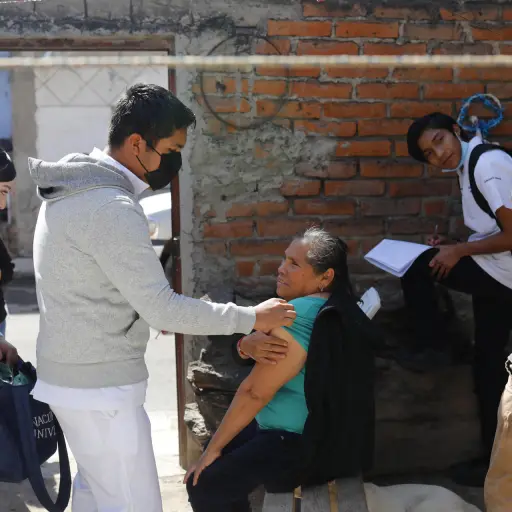 Brote de sarampión en México ,EFE