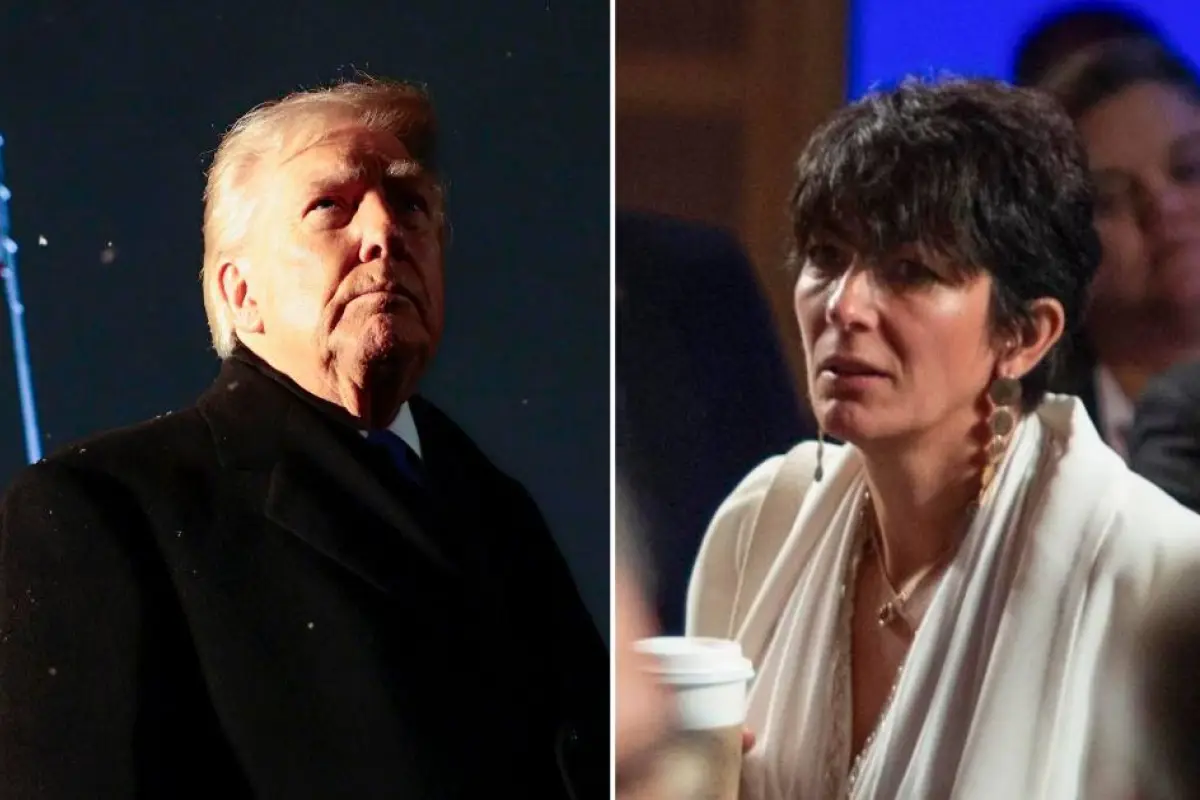 Donald Trump y Ghislaine Maxwell, EFE