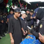 Agentes de la PNC realizan el registro biométrico de pandilleros en el Preventivo de la zona 18 ,Foto PNC