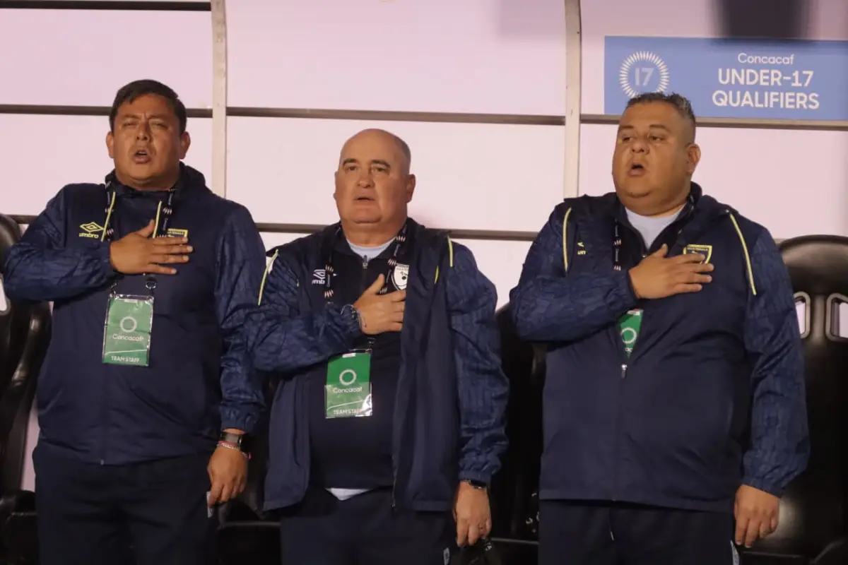 Willy Coito, técnico de la sub-17 de Guatemala - Alex Meoño