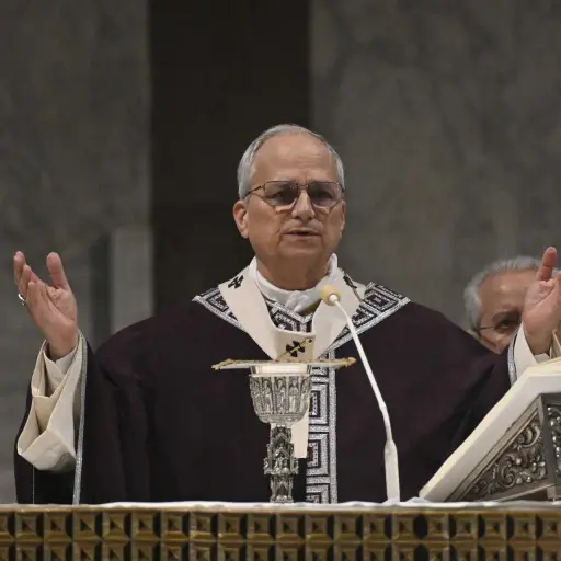 Papa León XIV en el Miércoles de Ceniza ,EFE