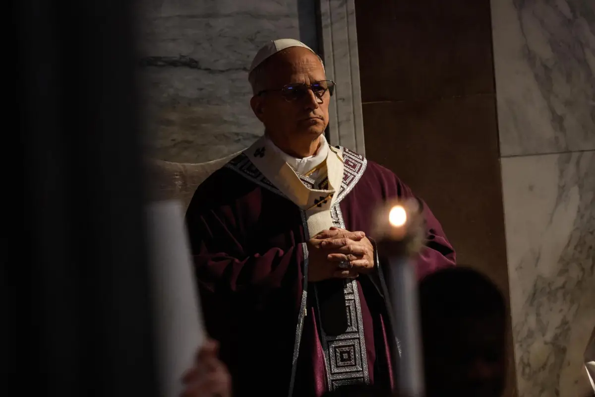 Papa León XIV en el Miércoles de Ceniza, EFE