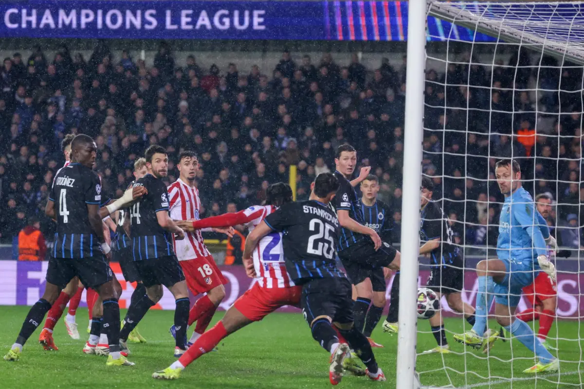 Empate entre Brujas y Atlético de Madrid en Bélgica - EFE