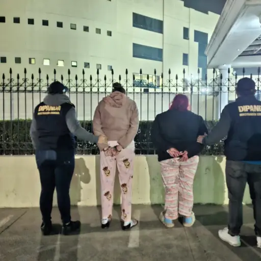 Las reclusas fueron puestas a disposición de las autoridades para esclarecer su situación legal. ,PNC
