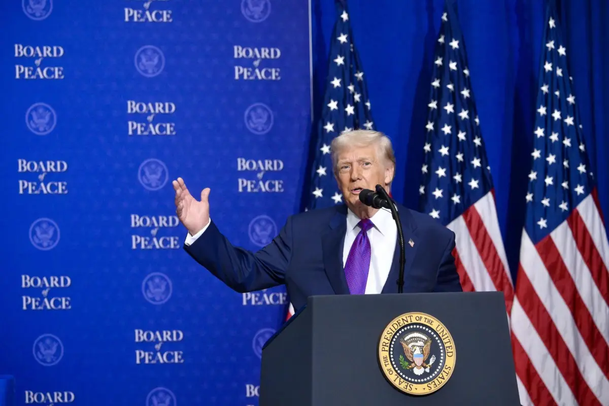 Discurso de Trump en primera reunión de la Junta de Paz, EFE