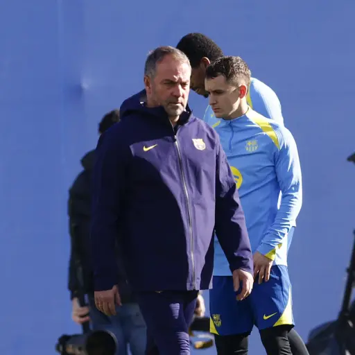 Hansi Flick, entrenador del F. C. Barcelona 