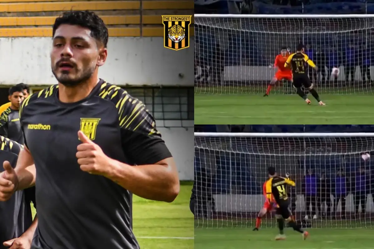 Darwin Lom marca golazo ante Bolívar 