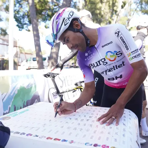 Sergio Chumil durante el Tour de Omán 2026 - Burgos BH