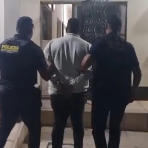 El hombre fue entregado a la PNC de Guatemala por autoridades de El Salvador. ,PNC de Guatemala.