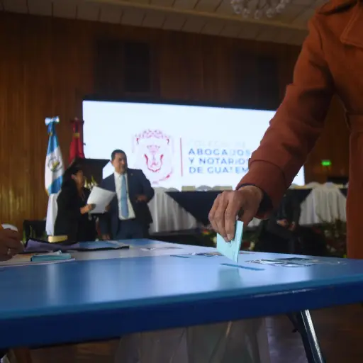 Votaciones en el Colegio de Abogados y Notarios de Guatemala (CANG). ,Omar Solís/Emisoras Unidas