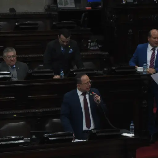 El ministro de Desarrollo Social, Abelardo Pinto, durante su interpelación en el Congreso el jueves 5 de febrero de 2026. ,Omar Solís/Emisoras Unidas