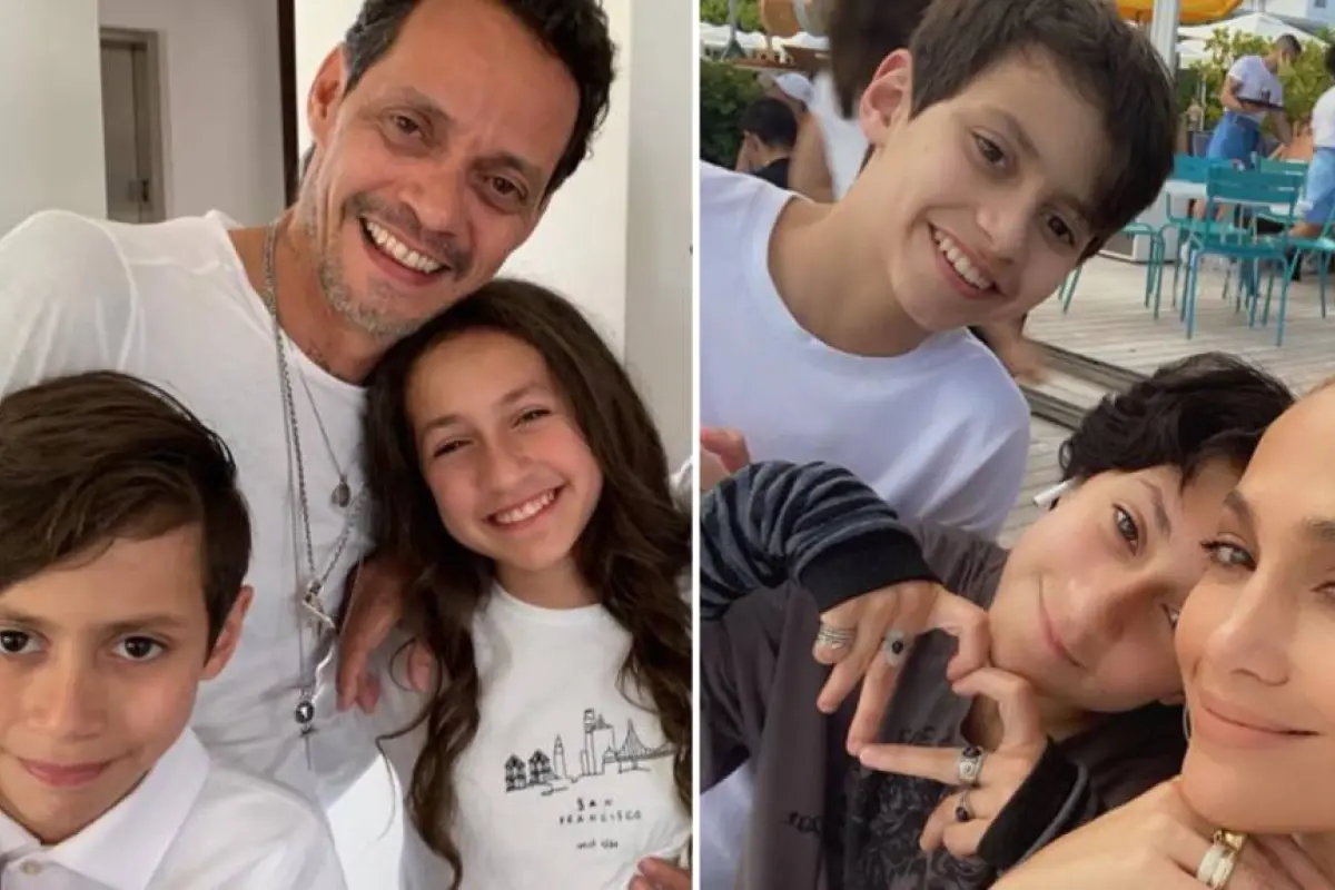 Hijos Marc Anthony y Jennifer Lopez, Redes sociales