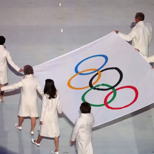 Bandera de los Juegos Olímpicos de invierno - Milan-Cortina 2026