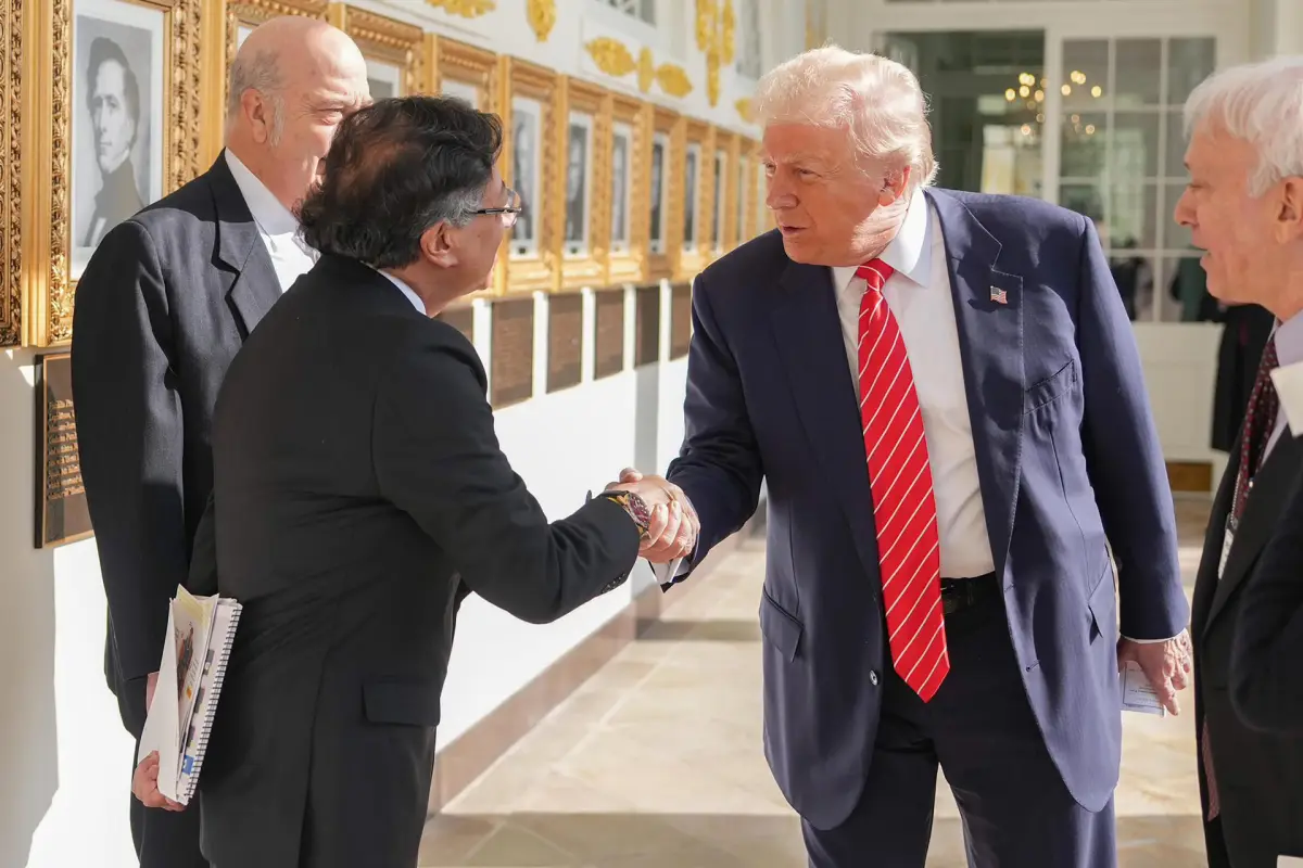 Trump y Petro se reúnen en la Casa Blanca, EFE