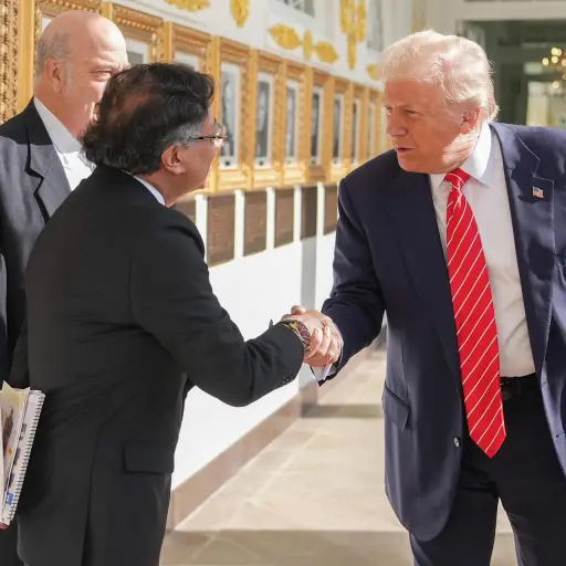 Trump y Petro se reúnen en la Casa Blanca ,EFE