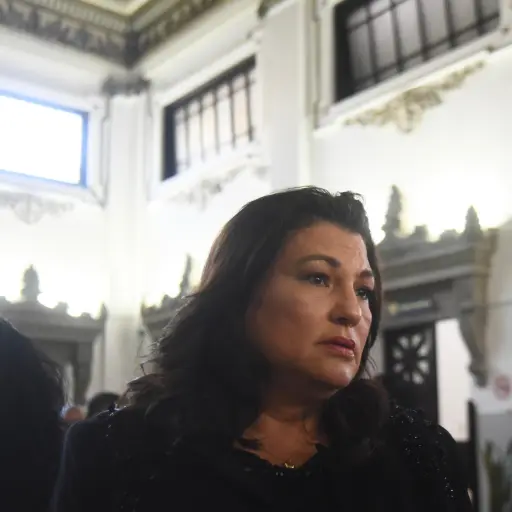residenta de la junta directiva del Colegio de Abogados y Notarios de Guatemala (CANG), Patricia Gámez ,Foto Omar Solís