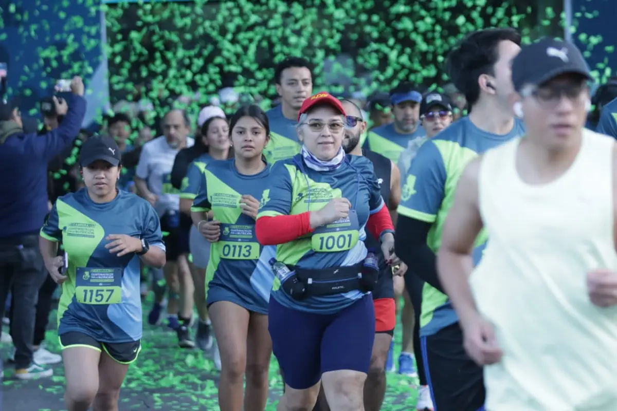 Más de mil 600 personas participaron este día en la primera edición de la Carrera Guatemaltecos por la Nutrición 