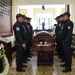 Rinden honras fúnebres al agente Sergio Iván García Hernándezt