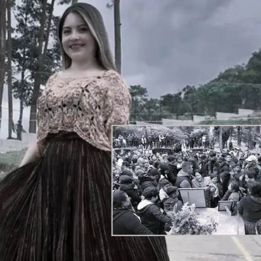 Familiares, amigos y vecinos dieron el último adiós a Eleonora Macz. ,Captura de pantalla. 