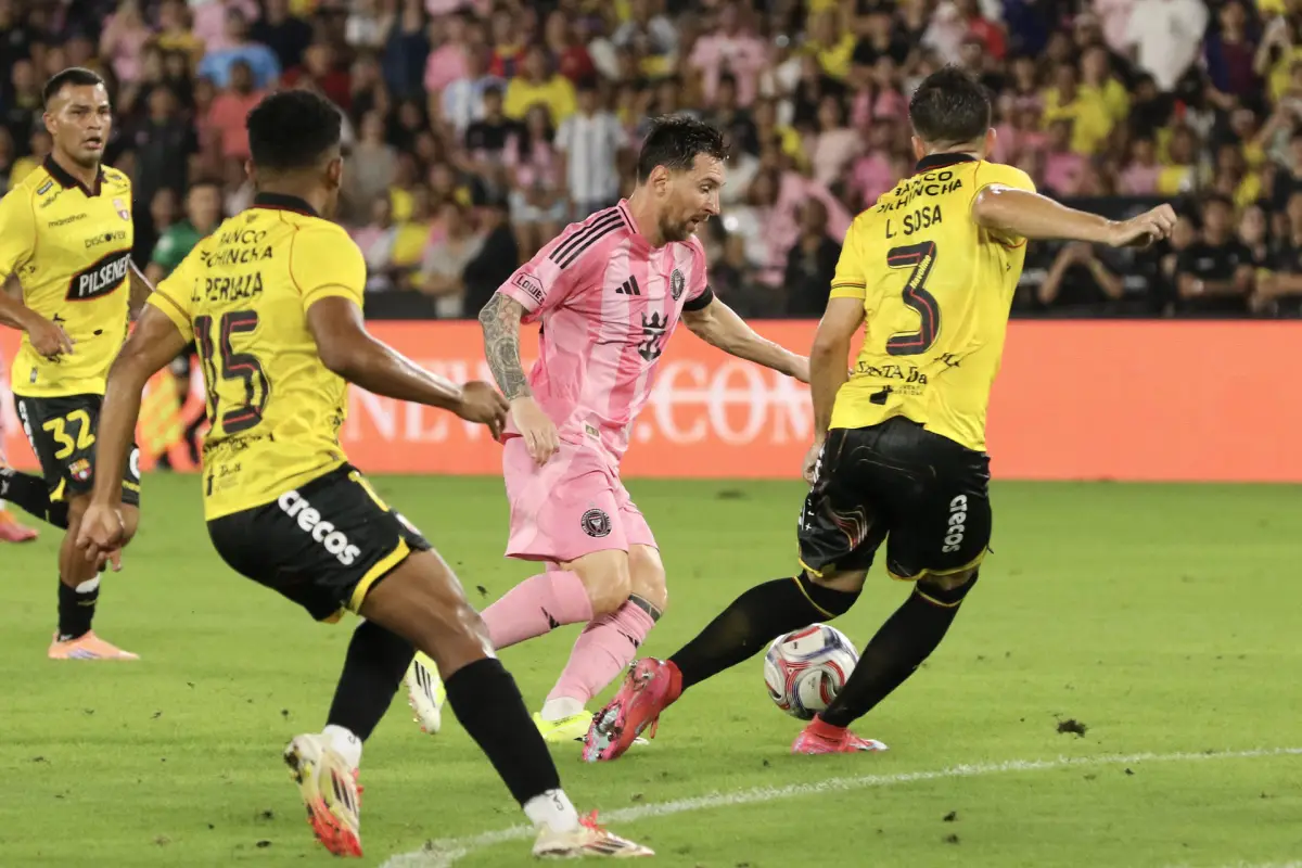 Partido amistoso entre el Inter Miami y el Barcelona SC - EFE