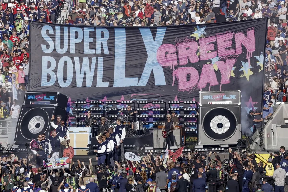 Green Day en Super Bowl, Redes sociales