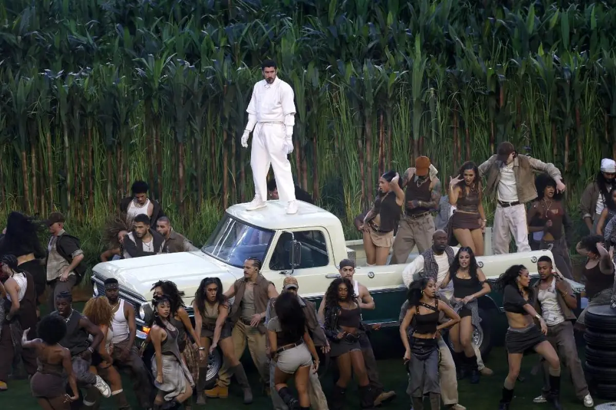 Bad Bunny en el Super Bowl, Foto EFE